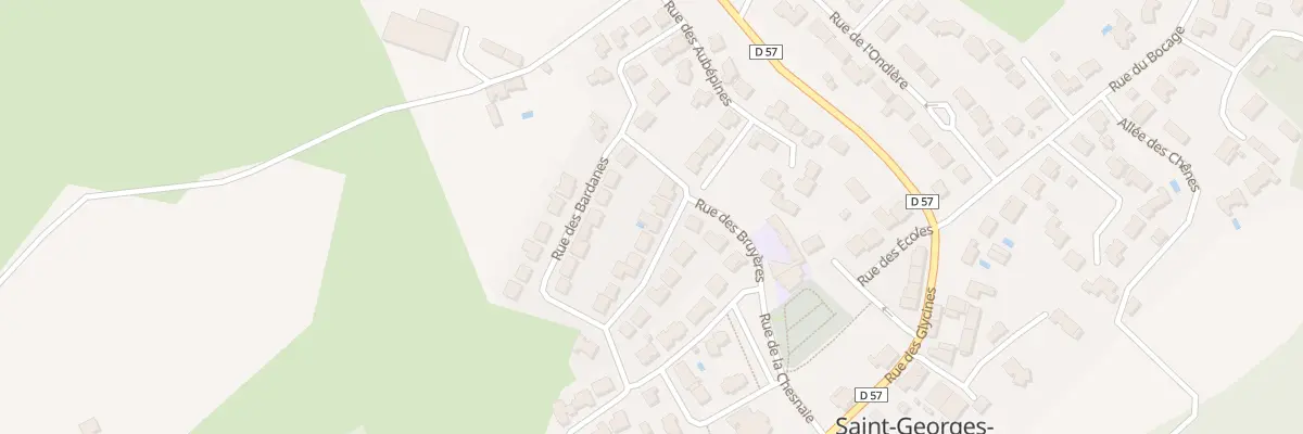 Plan du 11 Rue des Bruyères à Saint-Georges-de-Pointindoux
