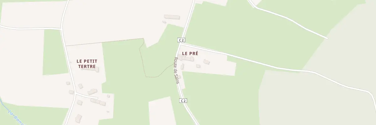 Plan du 5 Le Pré à Saint-Marcan