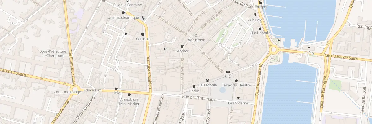 Plan du 19 Rue des Portes à Cherbourg-en-Cotentin