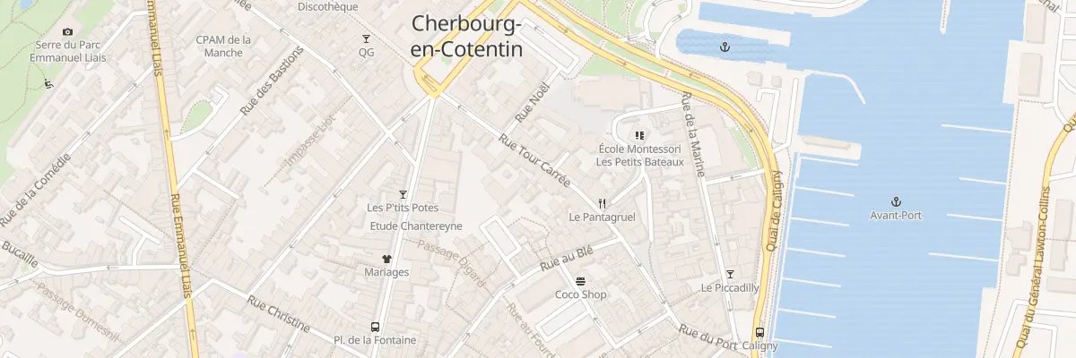 Plan du 28 Rue Tour Carree à Cherbourg-en-Cotentin