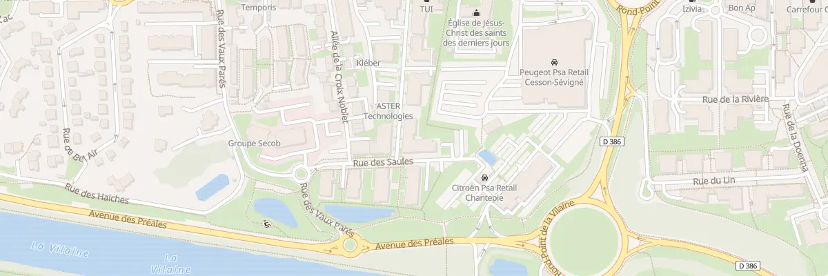 Plan du 3 Rue des Saules à Cesson-Sévigné
