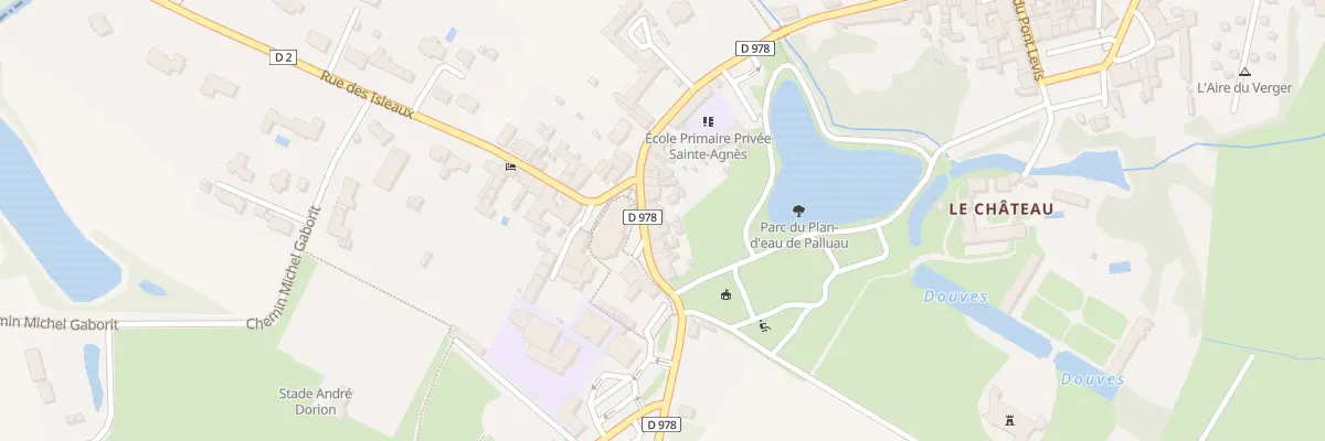 Plan du 33 Rue du pont chanterelle à Palluau