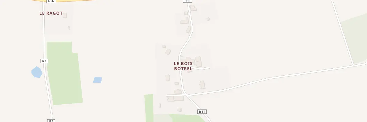 Plan du 5655 Le Bois Boterel à Héric