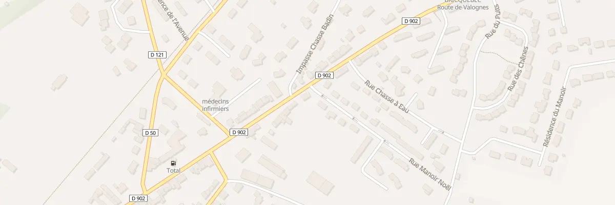 Plan du 2 Rue du Manoir Noel Bricquebec à Bricquebec-en-Cotentin