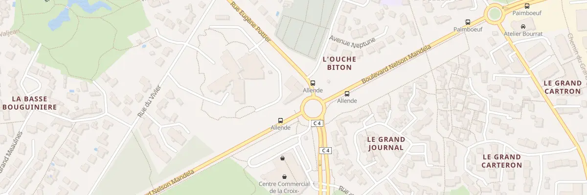 Plan du 4 Rue Eugène Pottier à Bouguenais