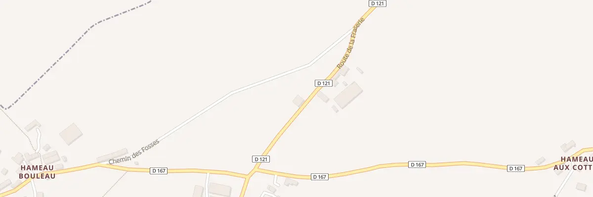 Plan du 457 Rte de la Fraserie - St Martin à Bricquebec-en-Cotentin