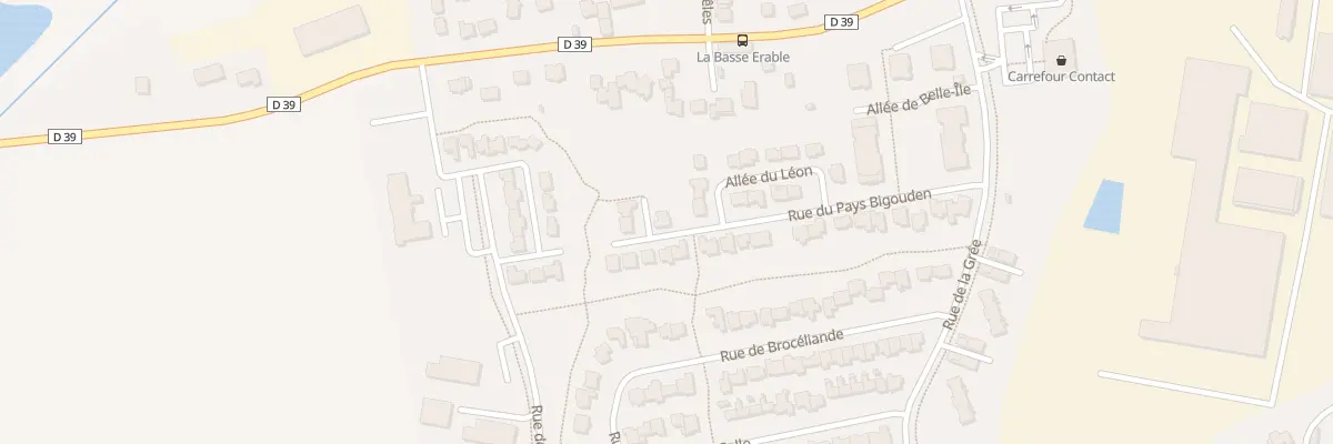 Plan du 2 Rue du Pays Bigouden à Bourgbarré