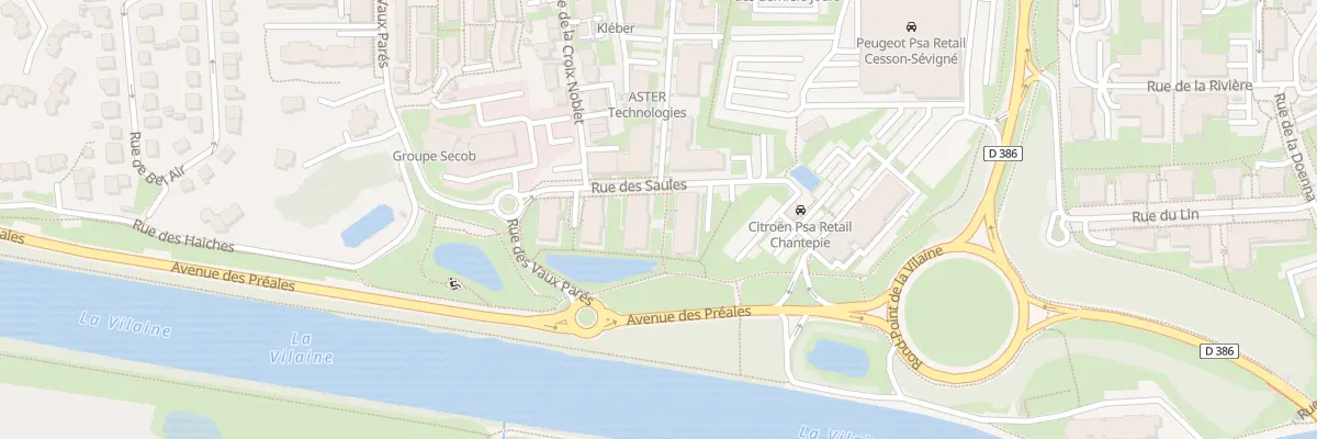 Plan du 6 Rue des Saules à Cesson-Sévigné