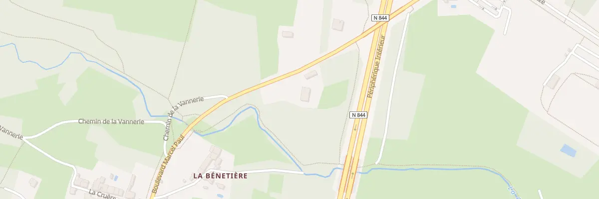 Plan du 113 Bd Marcel Paul à Saint-Herblain
