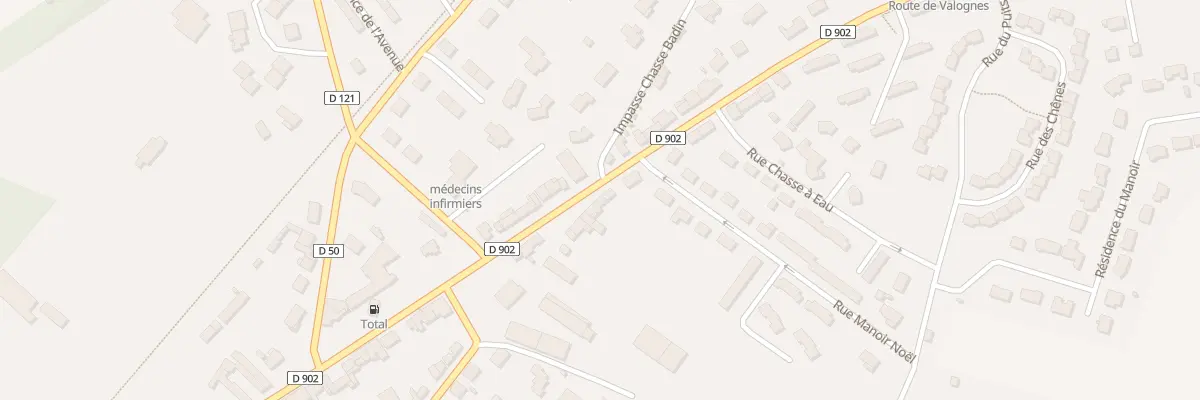 Plan du 96 Rte de Valognes à Bricquebec-en-Cotentin