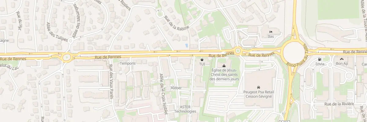 Plan du 55 Rue de Rennes à Cesson-Sévigné
