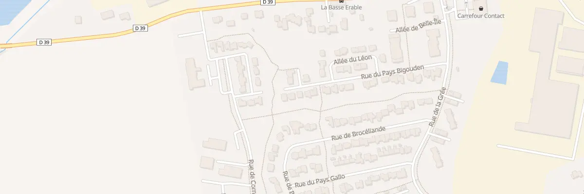 Plan du 35 Rue du Pays Bigouden à Bourgbarré
