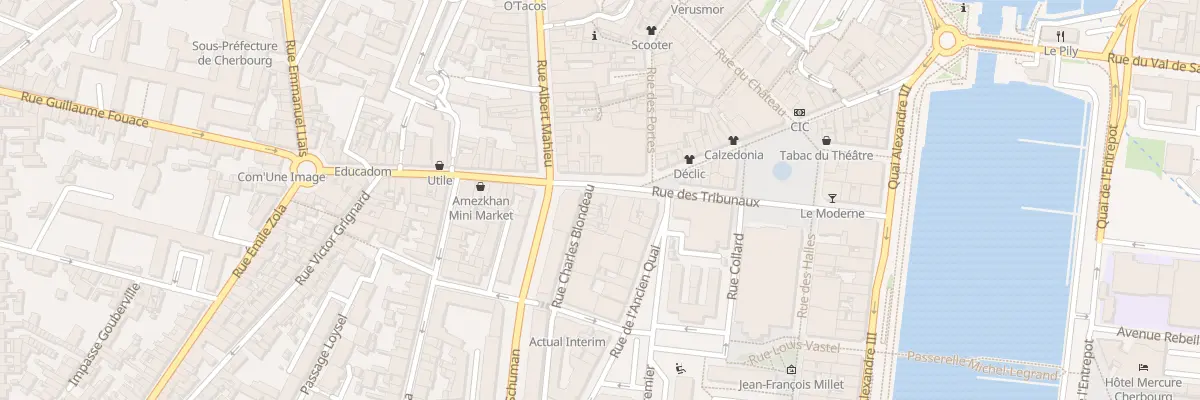 Plan du 11 Rue Gambetta - Cherbourg à Cherbourg-en-Cotentin