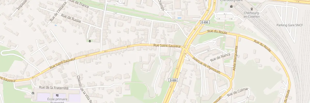 Plan du 17 Rue Saint Sauveur à Cherbourg-en-Cotentin