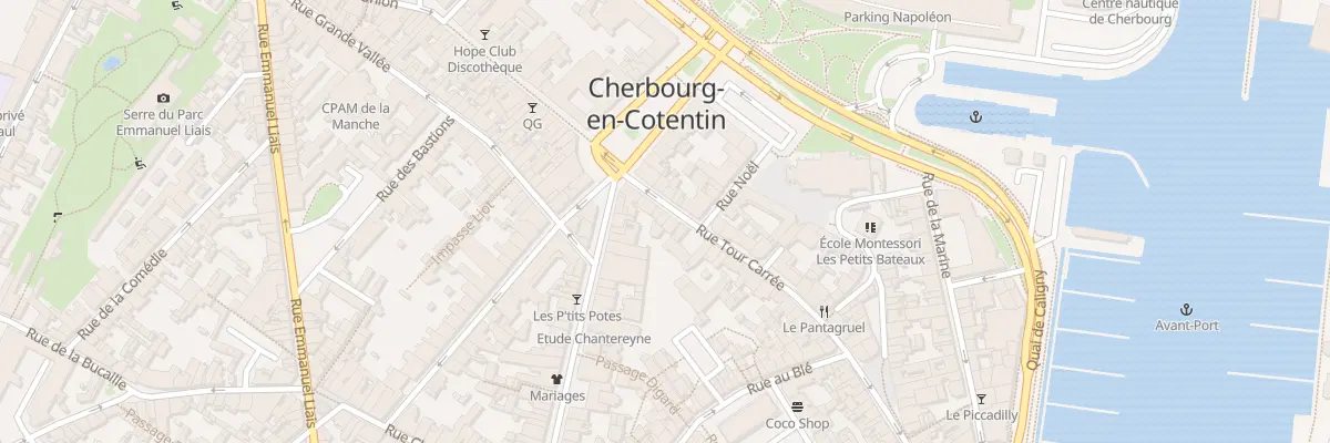 Plan du 8 Rue Tour Carree à Cherbourg-en-Cotentin