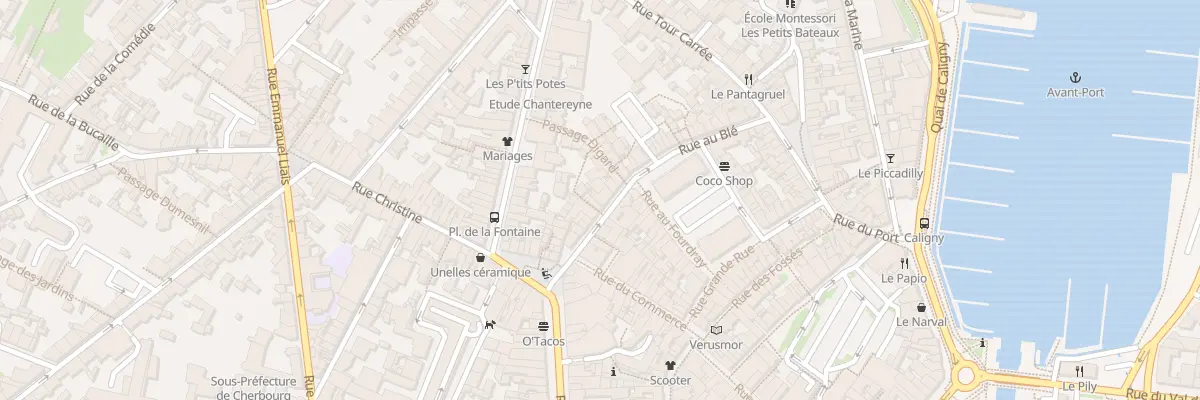 Plan du 25 Rue au Blé à Cherbourg-en-Cotentin