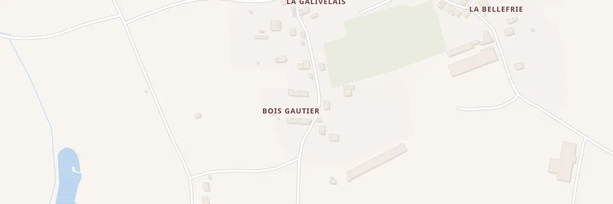 Plan du 14 Le Bois Gaultier à Saint-Sulpice-des-Landes