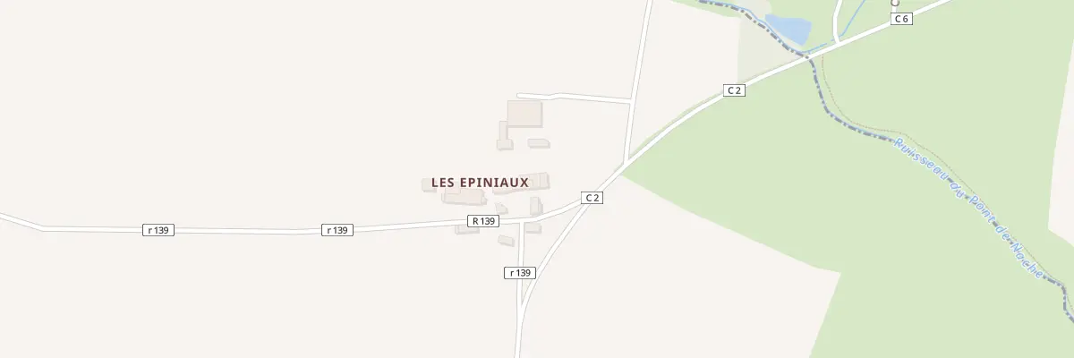 Plan du 5111 Les Epiniaux à Pancé