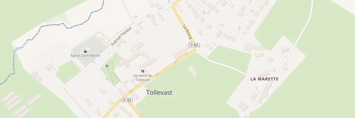 Plan du 17 Le Bourg à Tollevast