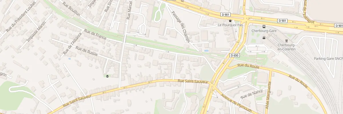 Plan du 14 Rue de Ceinture à Cherbourg-en-Cotentin