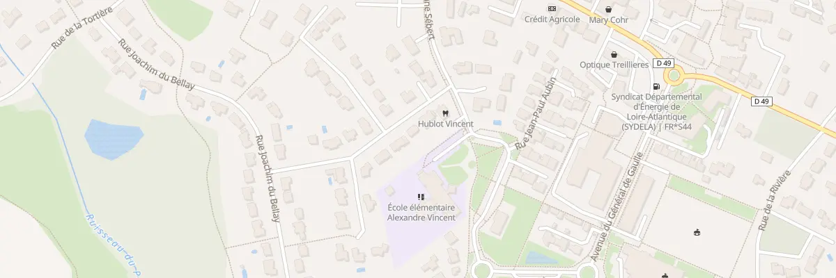 Plan du 5 Rue nicolas boileau à Treillières