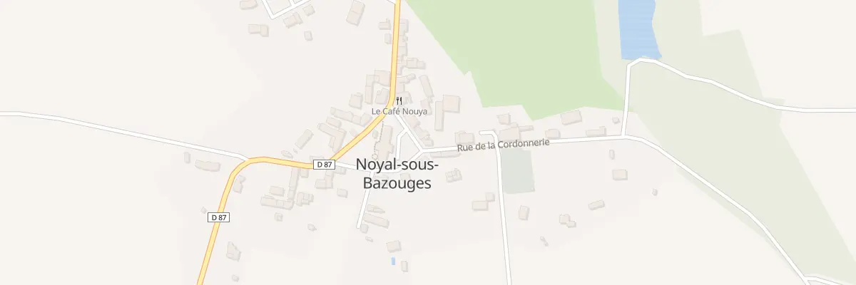 Plan du 1 Rue de la Cordonnerie à Noyal-sous-Bazouges