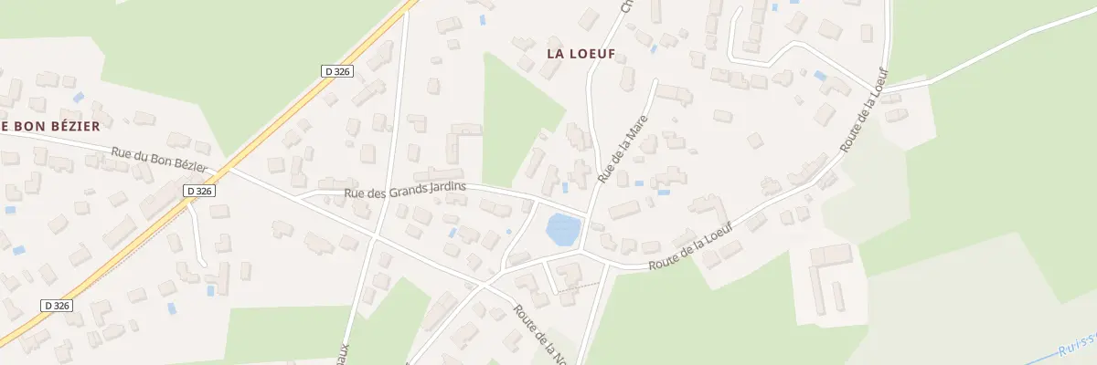 Plan du 27 Rue des grands jardins à Grandchamp-des-Fontaines