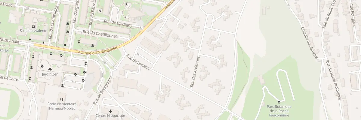 Plan du 12 Rue de Lorraine à Cherbourg-en-Cotentin