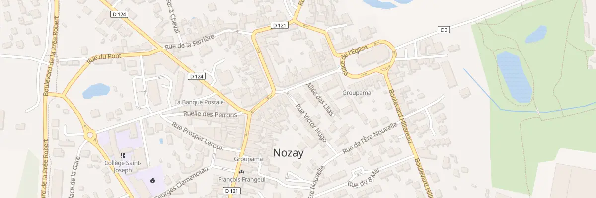 Plan du 2B Rue Victor Hugo à Nozay