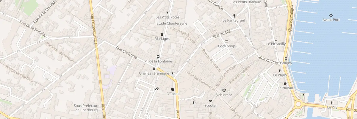 Plan du 13 Rue au Blé à Cherbourg-en-Cotentin