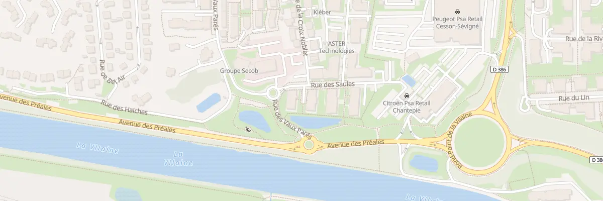 Plan du 4 Rue des Saules à Cesson-Sévigné