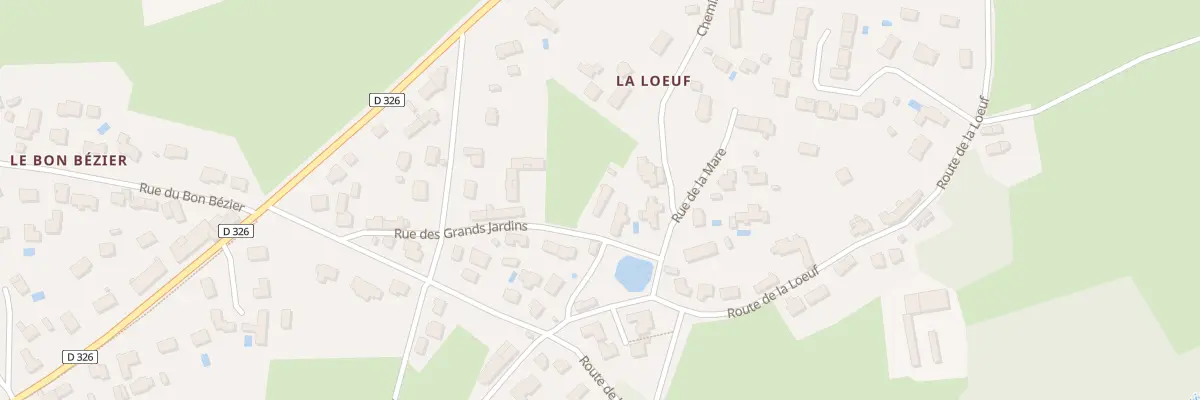 Plan du 25 Rue des grands jardins à Grandchamp-des-Fontaines