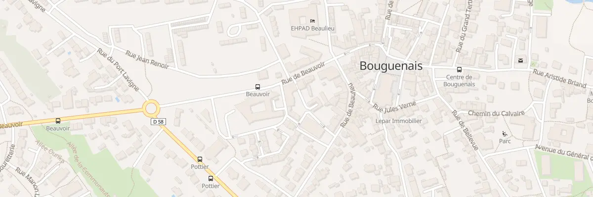 Plan du 6 Rue de Beauvoir à Nantes