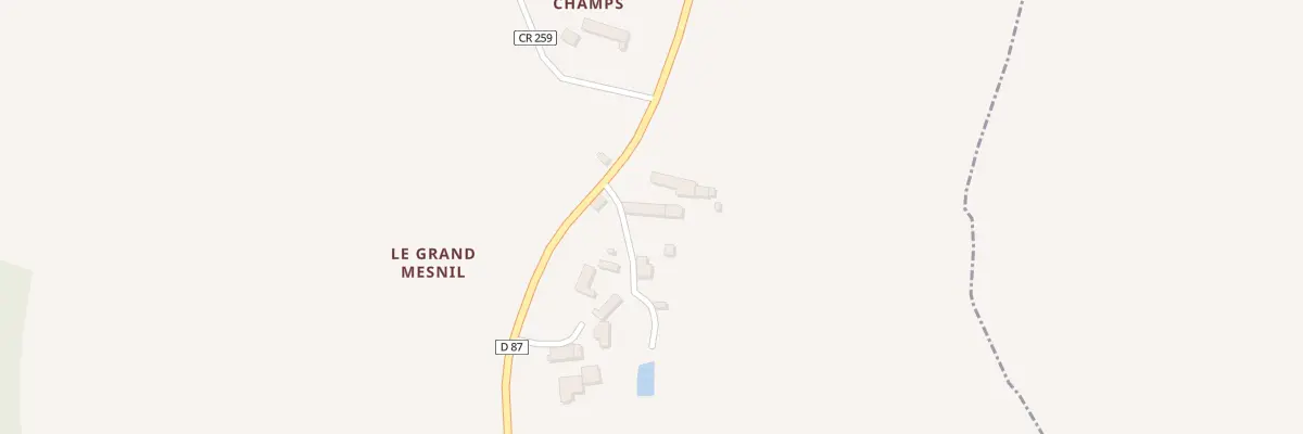 Plan du 5127 Le Grand Mesnil à Cuguen
