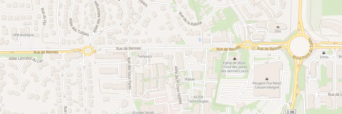 Plan du 59 Rue de Rennes à Cesson-Sévigné