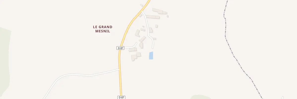 Plan du 5136 Le Grand Mesnil à Cuguen