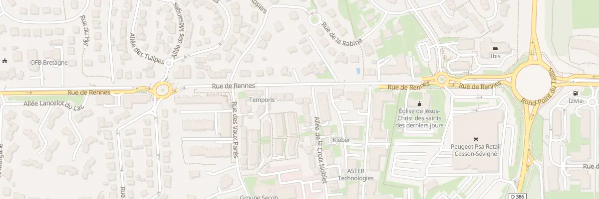 Plan du 59B Rue de Rennes à Cesson-Sévigné