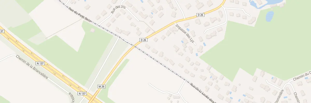 Plan du 72 Rue de la levée des dons à Treillières
