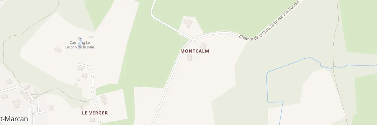 Plan du 4 Montcalm à Saint-Marcan