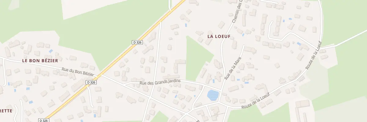 Plan du 19 Rue des grands jardins à Grandchamp-des-Fontaines