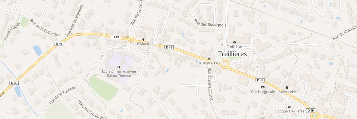 Plan du 22 Rue de la mairie à Treillières