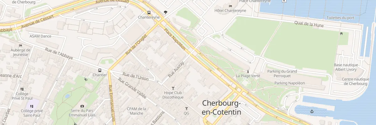 Plan du 34 Pl Napoleon - Cherbourg à Cherbourg-en-Cotentin