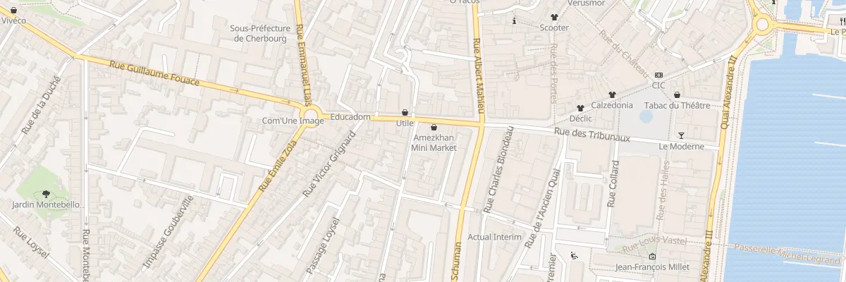 Plan du 1 Rue de l’Alma à Cherbourg-en-Cotentin