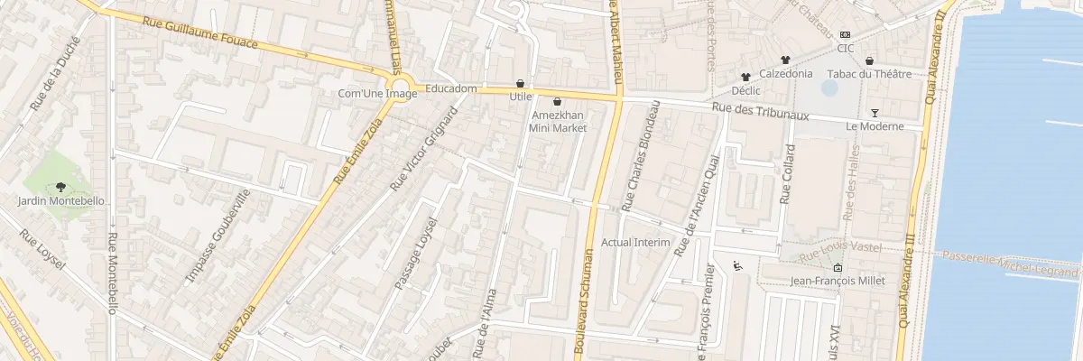 Plan du 9 Rue de l’Alma à Cherbourg-en-Cotentin