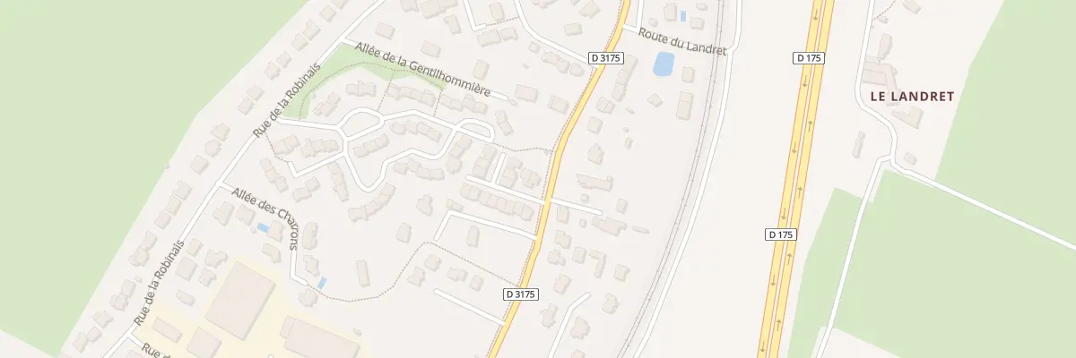 Plan du 2 All des Eclusiers à Betton