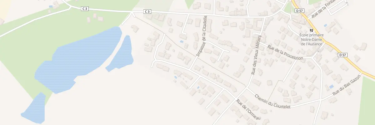 Plan du 7 Rue de l’Ormeau à Saint-Georges-de-Pointindoux