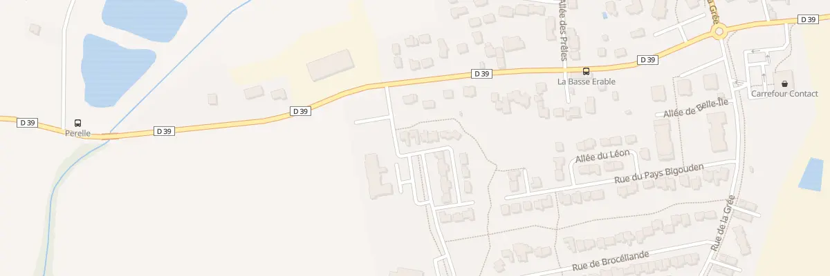 Plan du 3 Rue de Cornouaille à Bourgbarré