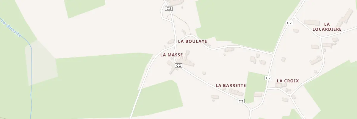 Plan du 5189 La Masse à Saint-Marcan