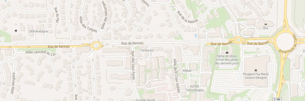 Plan du 65 Rue de Rennes à Cesson-Sévigné