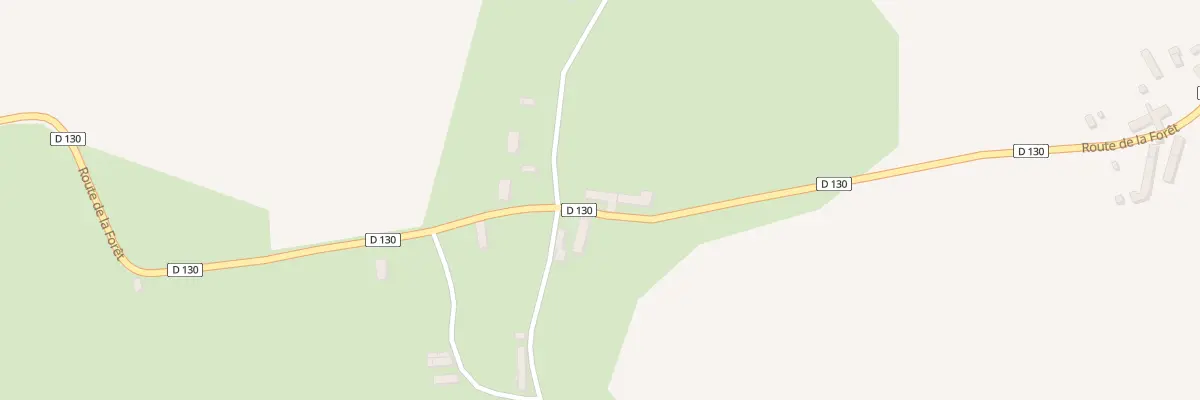 Plan du 3 Rte de la Foret à Besneville